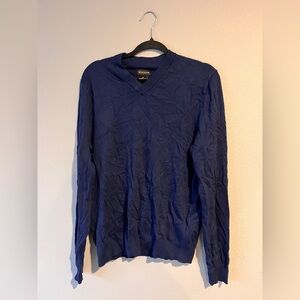 Haggar Men's Royal Blue V-Neck Sweater